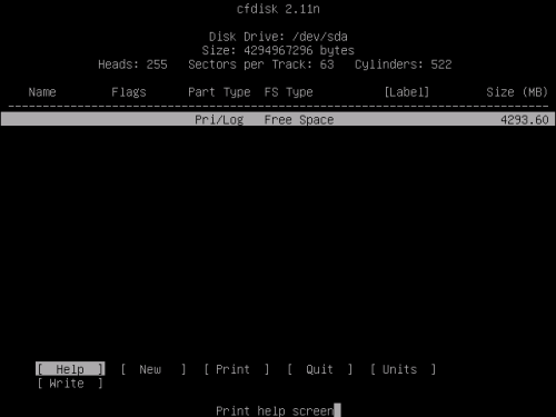 ecran install debian
