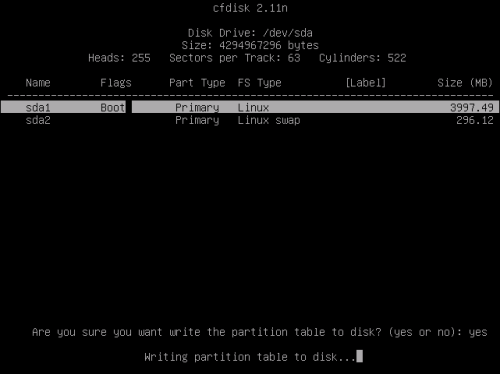 ecran install debian