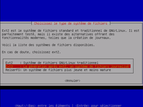 ecran install debian