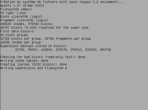 ecran install debian