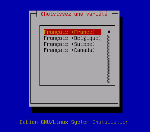 ecran install debian