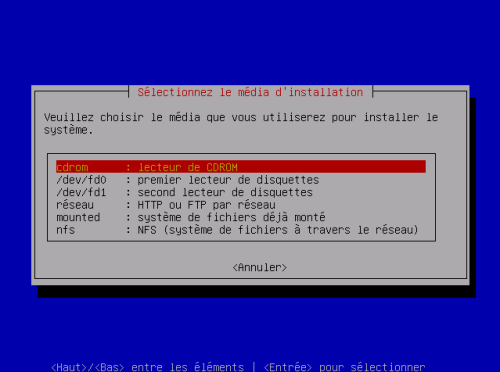 ecran install debian