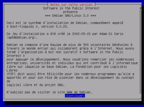 ecran install debian