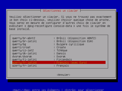 ecran install debian